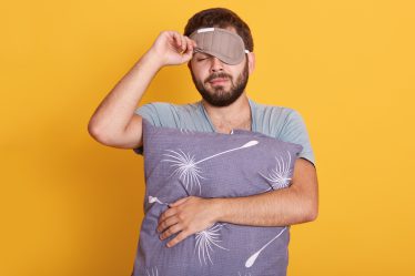 Der Mann kann nicht schlafen